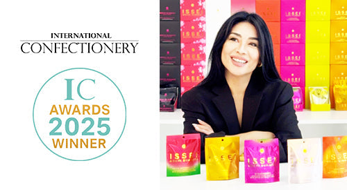 Issei founder Mika Shino image with IC Awards 2025 Winner badge