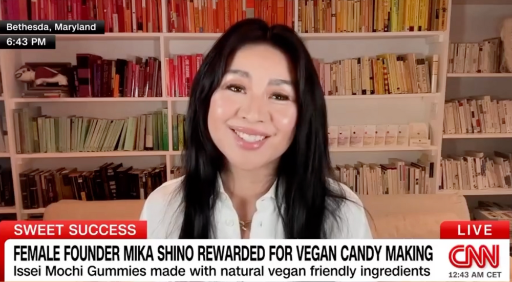 Mika Shino Featured Live on CNN