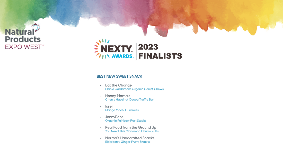 We're nominated for NEXTY Awards 2023 - Best New Sweet Snack!